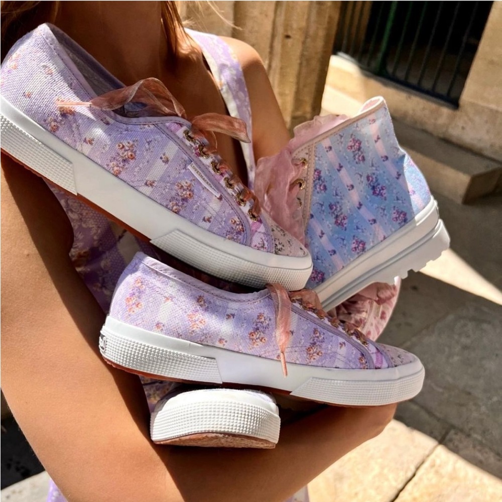 LOVESHACKFANCY SUPERGA SNEAKERS